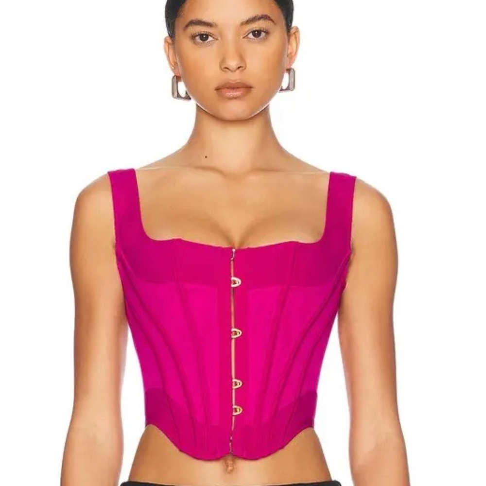 Agent Provocateur Corset Top Pink Size 2 New With Tags